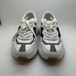 GUCCI SHOES RYTHON CUT OUT WHITE 