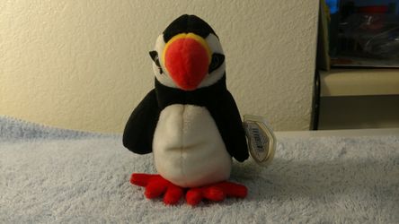 Rare Puffer beanie baby!