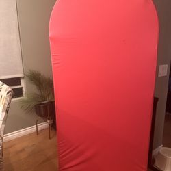 Hot Pink Arch & Metal Frame Each 6 FT Tall. Total $25