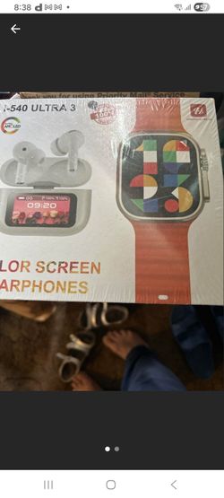 i-540 Ultra 3 Smartwatch and Earphones Combo