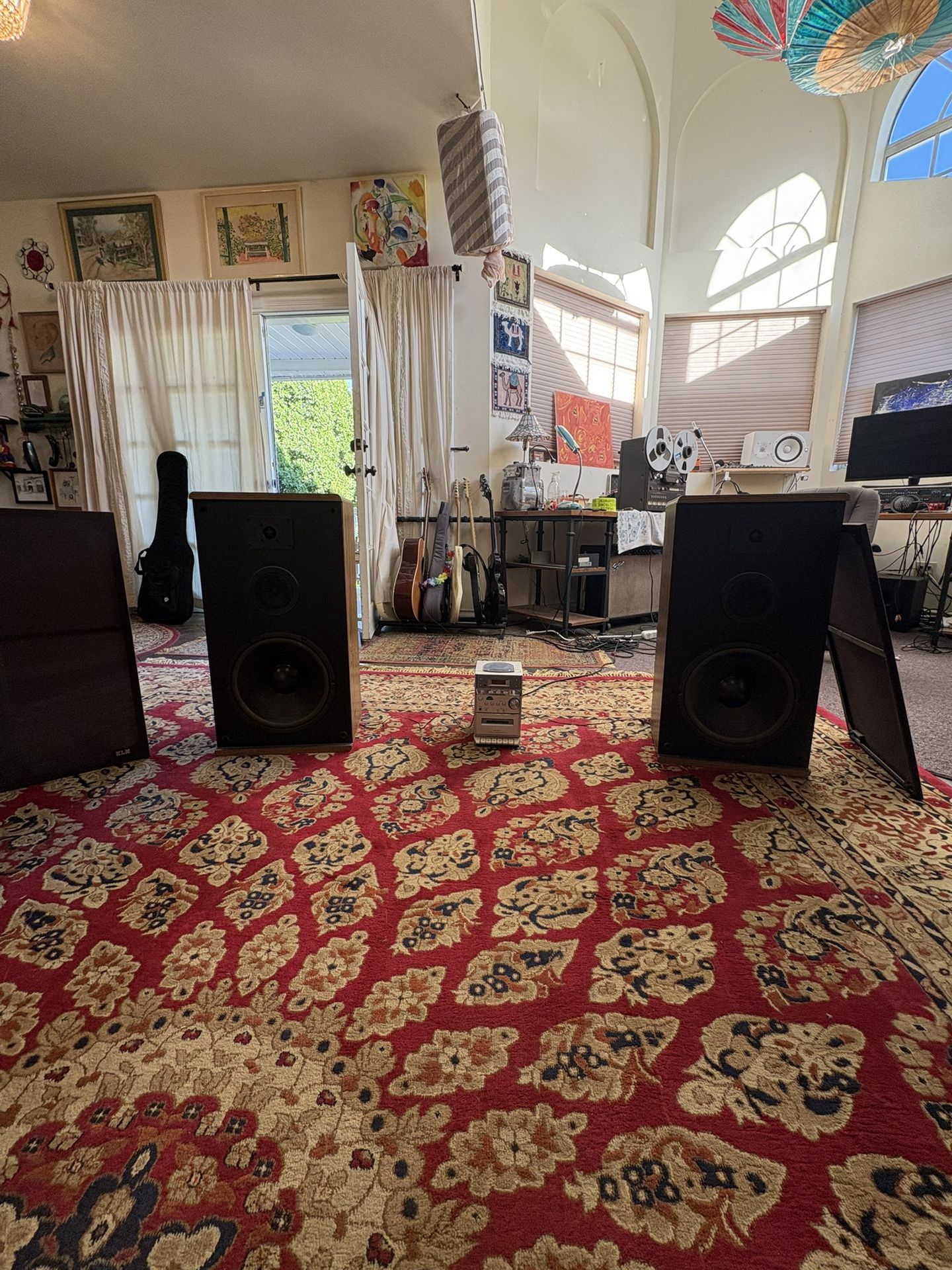 Klh 1203 Hifi Speakers Stereo 3 Way Good For Home Audio And Record Players