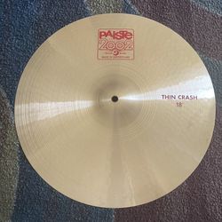 Paiste 18” Thin Crash Cymbal