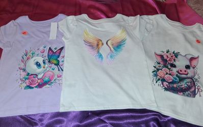 Little. Girls custom made shirts