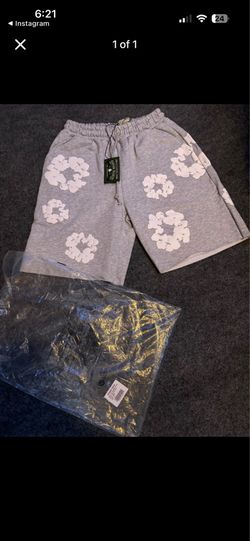 Denim tear shorts
