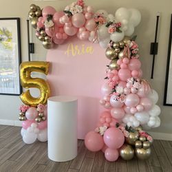 Backdrop & Balloon Garland
