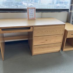 Large Desk And Dresser 