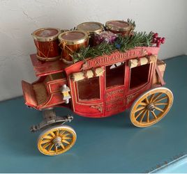 Vintage Stage Coach Model Car - Christmas Decor