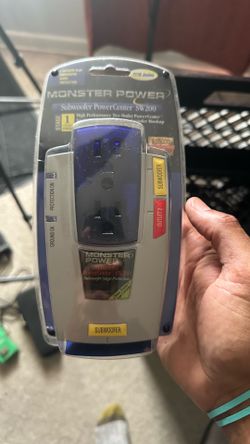 Monster Power Subwoofer Power Center 2 Outlet + SW Audio Surge Protector SW200
