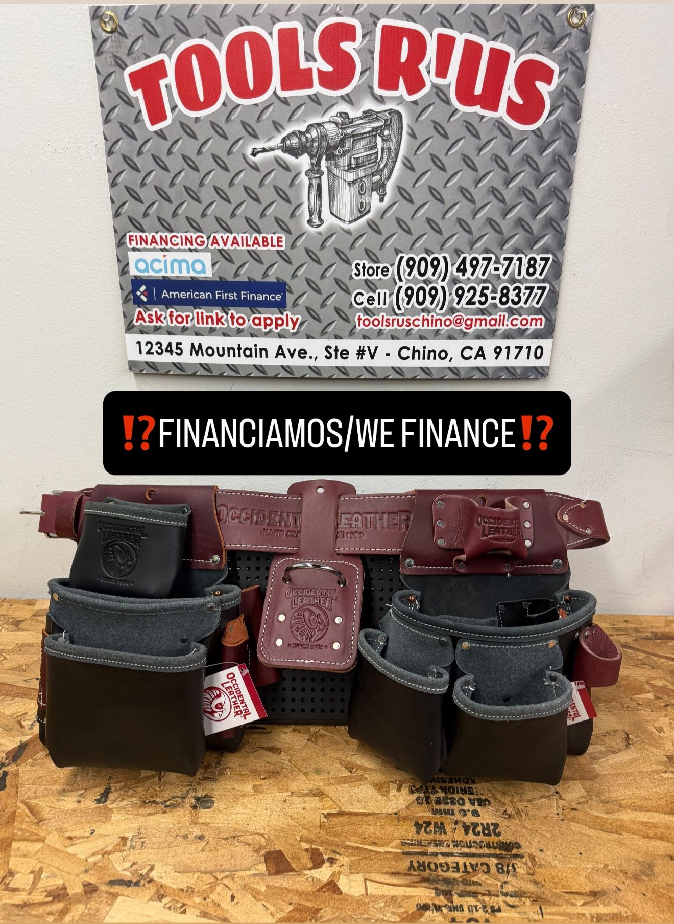 B5080DB OCCIDENTAL LEATHER PRO FRAMER SET(COMPLETO) **(FINANCIAMOS/WE FINANCE)**