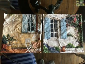 2 Beautiful Pillow Case Covers 