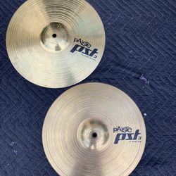 Paiste PST3 Series 13” Hi Hat Drum Cymbals 