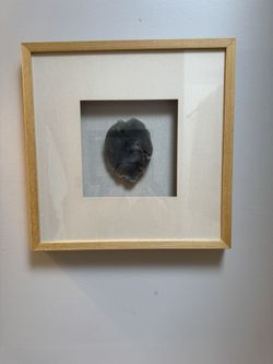 Framed Blue Crystal Art