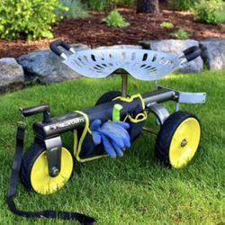 Gorilla Carts Rolling Garden Seat For Gardening Or Car Repair 