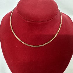 Gold Chain 14k And 14.5 Inch