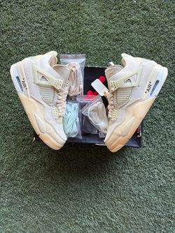 Off White Jordan 4 Sail