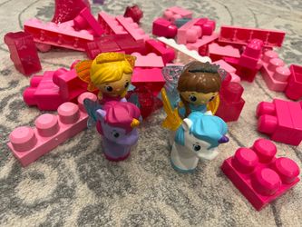 Mega blocks 50 pcs princess unicorn legos