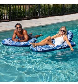 Aqua Aqua Luxury Pool Lounger, 2-pack