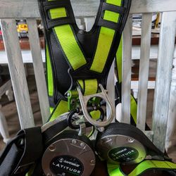 Latitude Edge 8' Dual Cable Srl With Aluminum Rebar Hooks  And Harness
