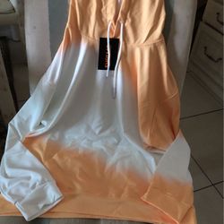 Women's Hoodie Casual Tops Long Sleeve Drawstring Pullover-XL