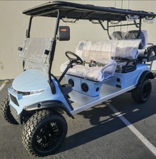 2025 Voyager Patriot 6-Passenger Lifted 72-Volt Street Legal LSV Golf Cart