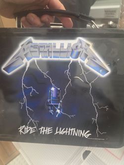 Metallica Ride the Lightning Metal Lunch Box