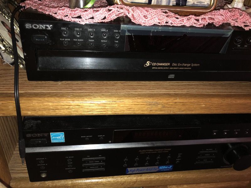 Audio/video control center and speakers for $600