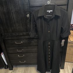 Black Sharagano Dress Size 4