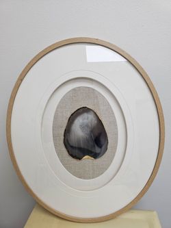 Framed Agate Stone Wall Art