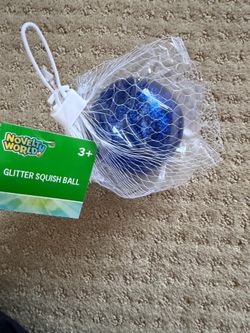 Squish glitter ball
