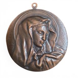 Copper Madonna Religious Wall Decor