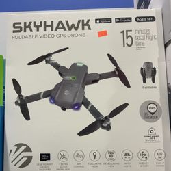 Skyhawk Foldable Video GPS Drone 