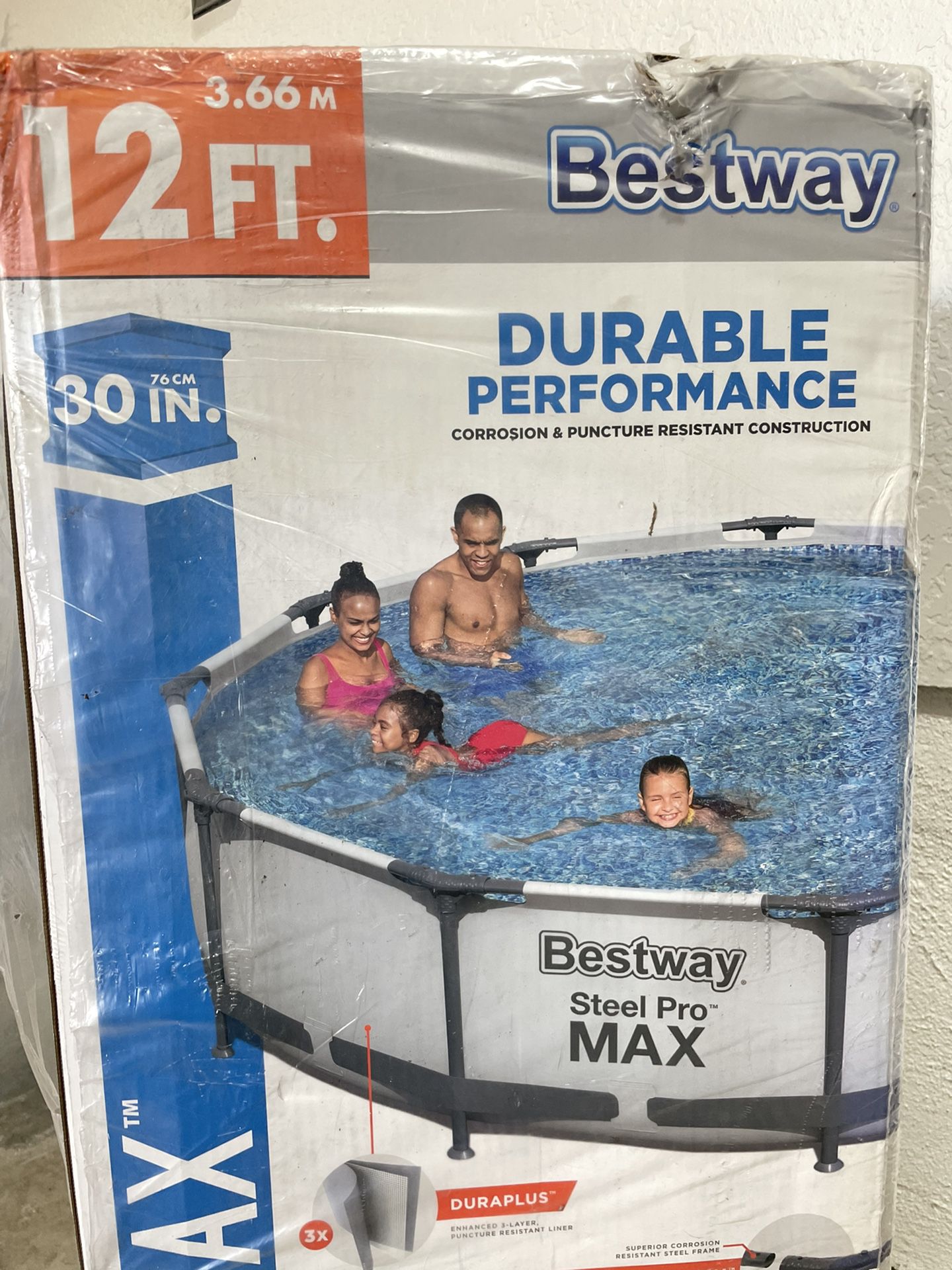 ☀️ Bestway Pro Max Steel frame 12ft Pool 🌴 
