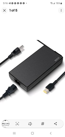 🔥 BRAND NEW 300W Laptop Charger – 20V / 15A for Lenovo ThinkPad (Slim Tip)