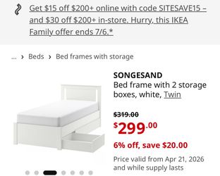 IKEA Twin bed Free