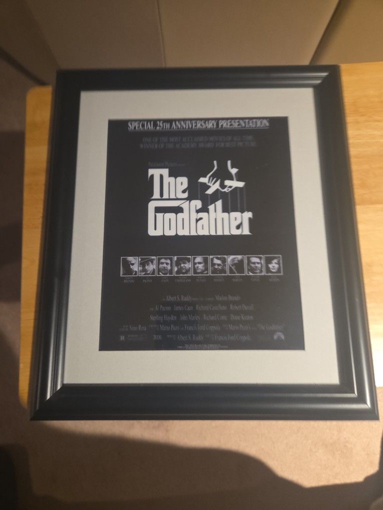 11x17 Godfather Poster Framed