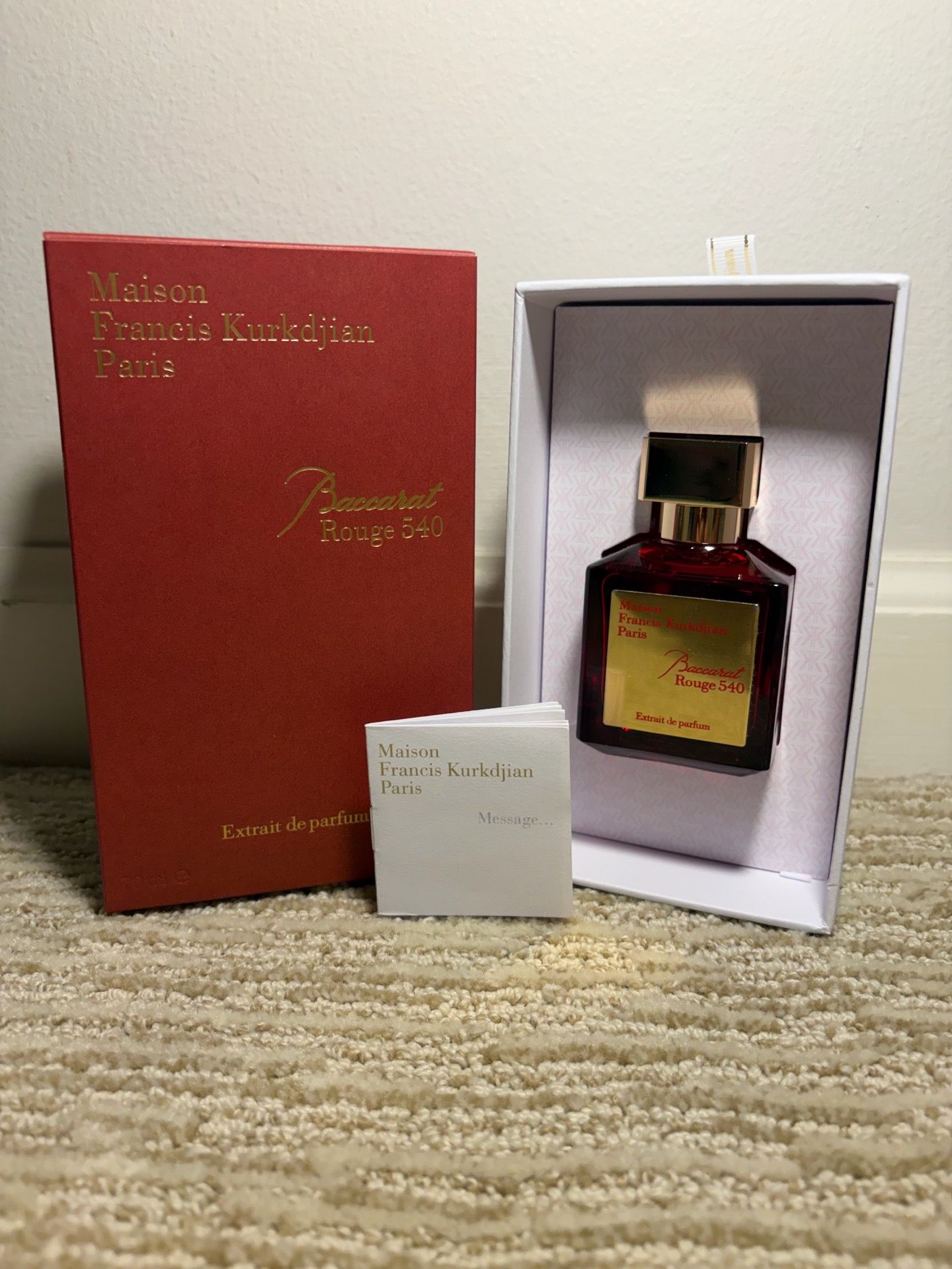 Baccarat Cologne