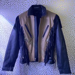 Genuin Leather Small Women's Motorcycle Jacket