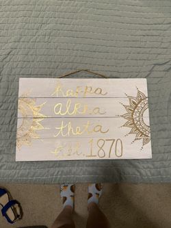 KAPPA ALPHA THETA HANGING SIGN