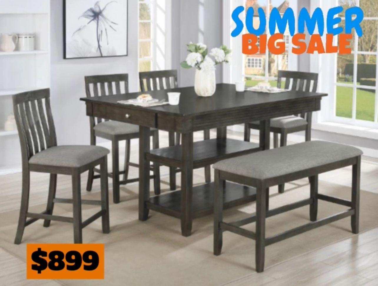 6 Pc Dining Table