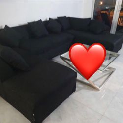 U Sectional Furniture Pillows Included. Brand New