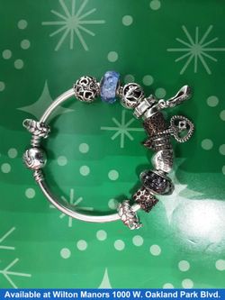 Bangle Bracelet - Silver 37 grams 7 inch