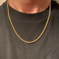 Gold Chain 14k Gold Vermeil Franco Chain 20in 2mm