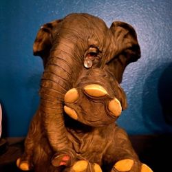 Crying Elephant Statue