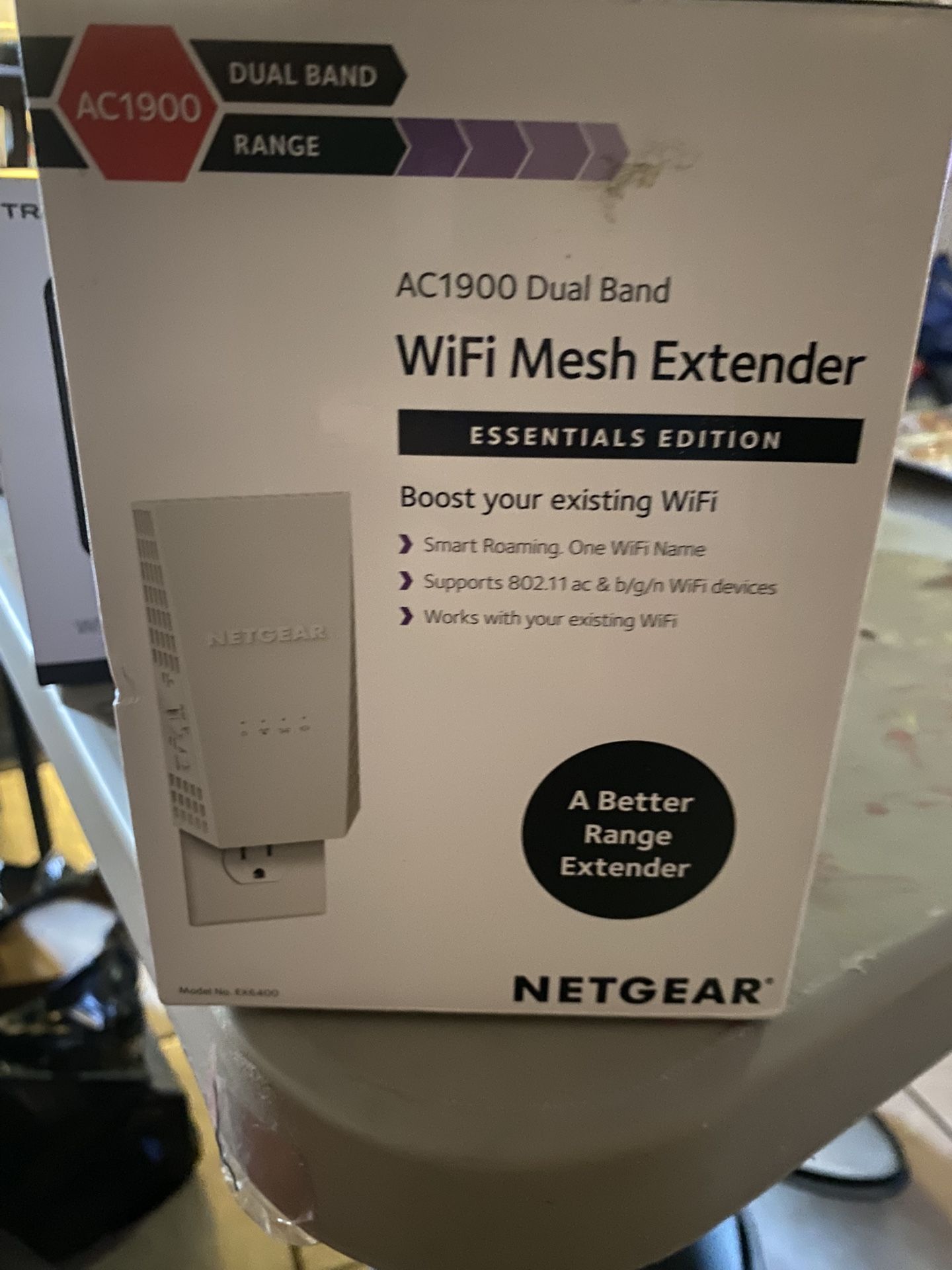 Netgear - Wi-Fi Mesh Extender Ac1900 Dual Band