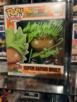 Funko Pop Super Saiyan Broly #1005 Signed