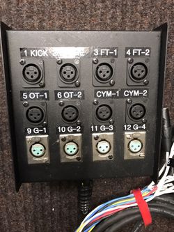 25’ 12 Channel Audio Snake