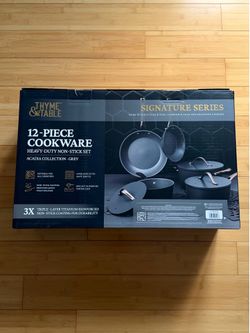 12 Piece Non Stick Aluminum Cookware Set