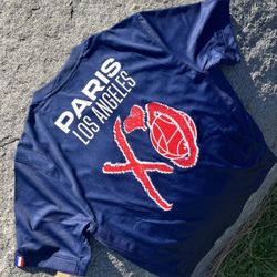 The Weeknd X PSG Home kit jersey