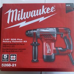 M6- Milwaukee 1-1/8 in. Corded SDS-Plus Rotary Hammer