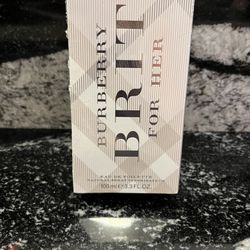 New Burberry Brit For Her 3.3 Fl oz Women's Eau de Toilette Spray Bottle.//NEW//